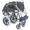 Folding Lightweight Portable Small Wheels Double Cross Bar Steel Manual Wheelchair for Disabled FY802