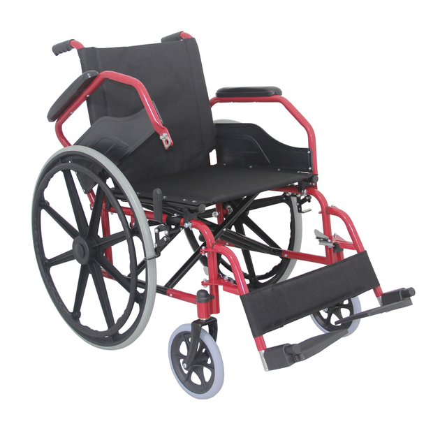 Ergonomic Manual Wheelchair, Detachable Steel, Foldable Frame FY909BX-46