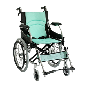 Lightweight Portable Aluminum Manual Wheelchair Lightweight for Disabled FY867LF3