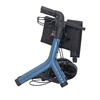Double Adjustabel Lightweight Portable Aluminum Rollator Walker with Seat FY966LF2
