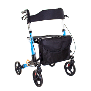 Lightweight Aluminum Rollator Walker Foldable Walking Aid for Adults FY9654L 