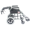 Folding Lightweight Portable Small Wheels Double Cross Bar Steel Manual Wheelchair for Disabled FY802