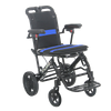 One Button Folding Lightweight Portable Aluminum Travel Manual Wheelchair FY865LF2