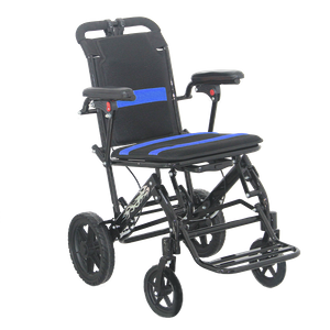 One Button Folding Lightweight Portable Aluminum Travel Manual Wheelchair FY865LF2