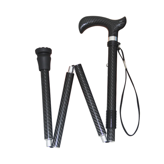 4 section foldable carbon fiber cane 