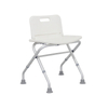 lightweight matt silver shower chair