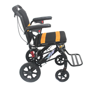 Lightweight Aluminum Portable Manual Travel Wheelchair for Travelling FY865LF4