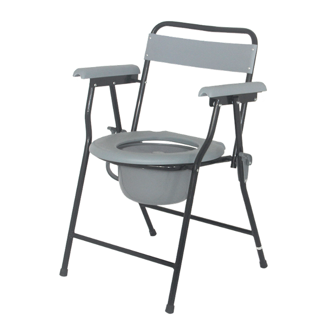 medical home care steel commode toilet chair for elderly