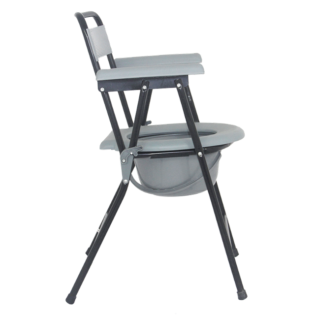 Powder coating steel commode chair for elderly 