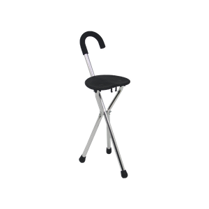 Aluminum mobility aid with seat 