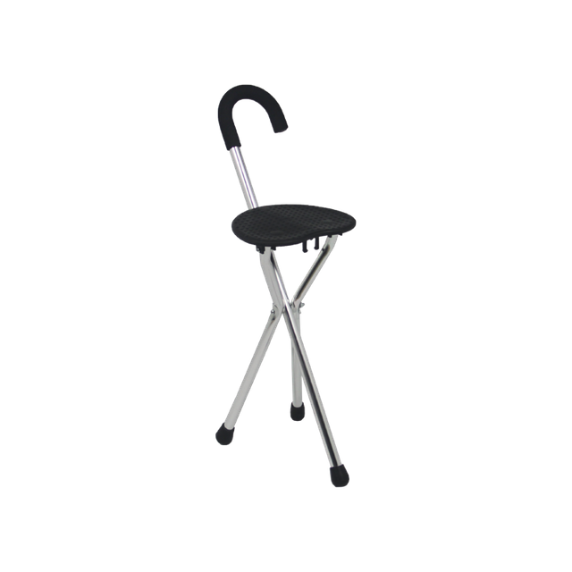 Aluminum mobility aid with seat 