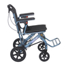 Aluminum Ultra-Light manual Travel Wheelchair with Folding Design and Luggage Handle