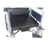 U shape Black PVC commode seat steel wheelchair