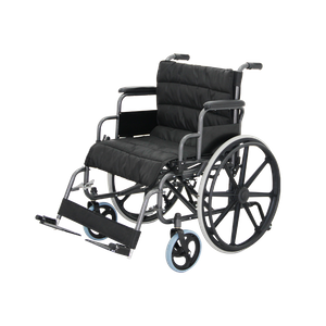 Folding Transport Heavy Duty Steel Manual Wheelchair for Travelling FY909F3B-56