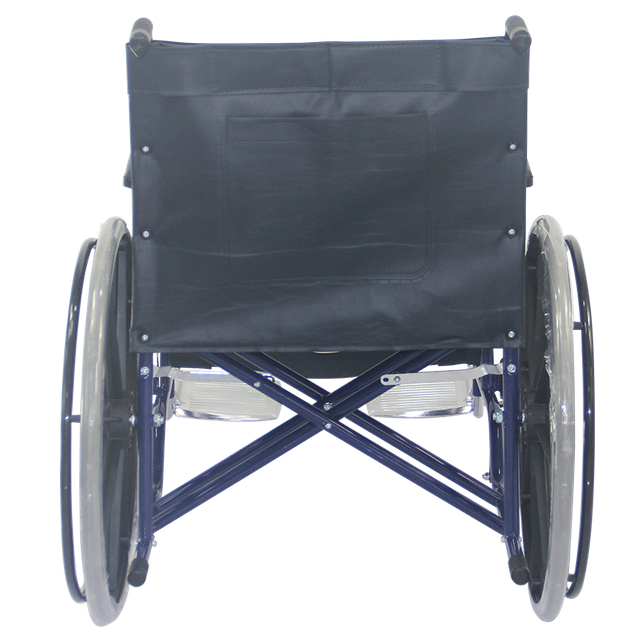double cross bar mobility aid steel manual wheelchair