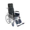 Reclining Steel Commode Wheelchair for Elderly
