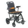 One Button Folding Lightweight Portable Aluminum Travel Manual Wheelchair FY865LF2