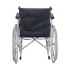 comfortable Black PVC Leather manual wheelchair 